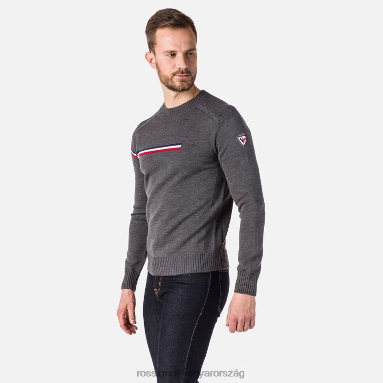 felsők Rossignol Odysseus kerek nyakú pulóver férfiak hangaszürke 6ZL0B308