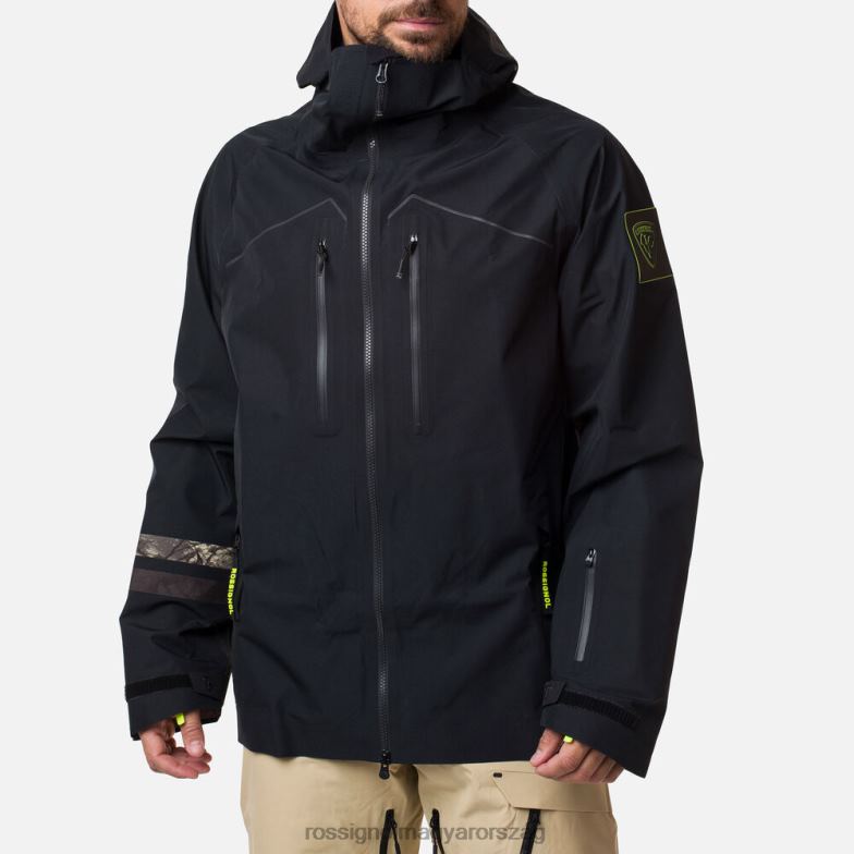 felsők Rossignol atelier s ride free sí/snowboard kabát férfiak fekete 6ZL0B650