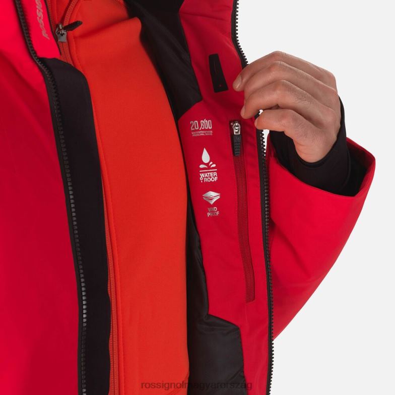 felsők Rossignol controle síkabát férfiak sport piros 6ZL0B594