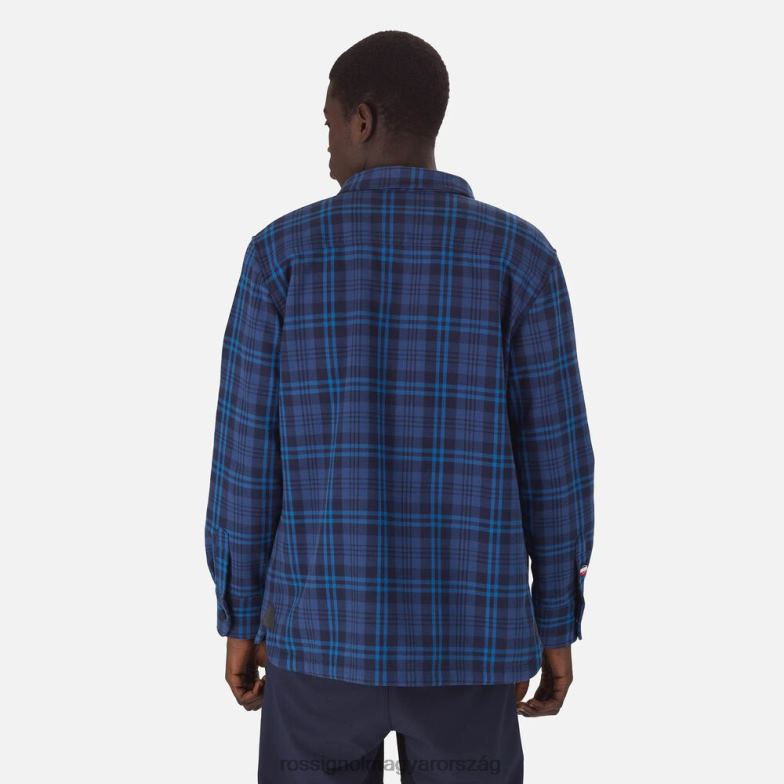 felsők Rossignol flannel ing férfiak sötét tengerészkék 6ZL0B76