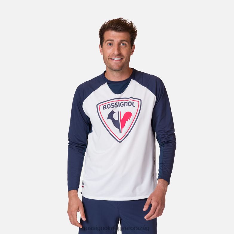 felsők Rossignol klasszikus szabású hosszú ujjú jersey férfiak bbr 6ZL0B95