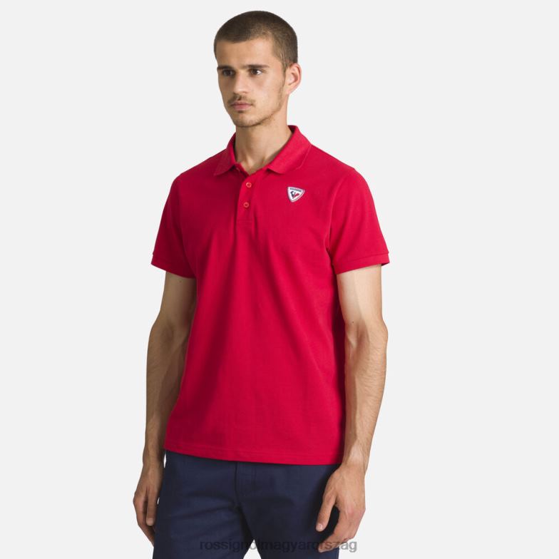 felsők Rossignol logó polo férfiak carmin 6ZL0B183