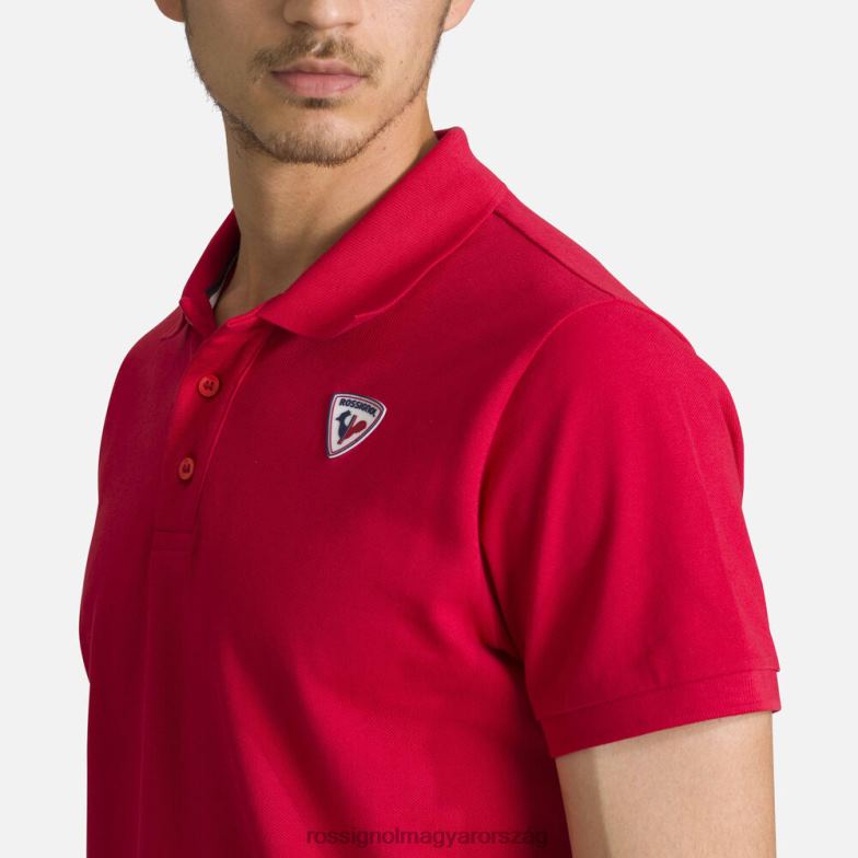 felsők Rossignol logó polo férfiak carmin 6ZL0B183