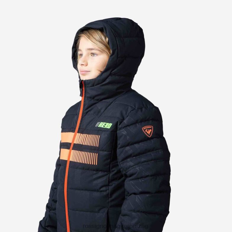 felsők Rossignol rapide hero síkabát fiúk fekete 6ZL0B1222