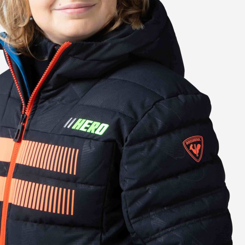 felsők Rossignol rapide hero síkabát fiúk fekete 6ZL0B1222