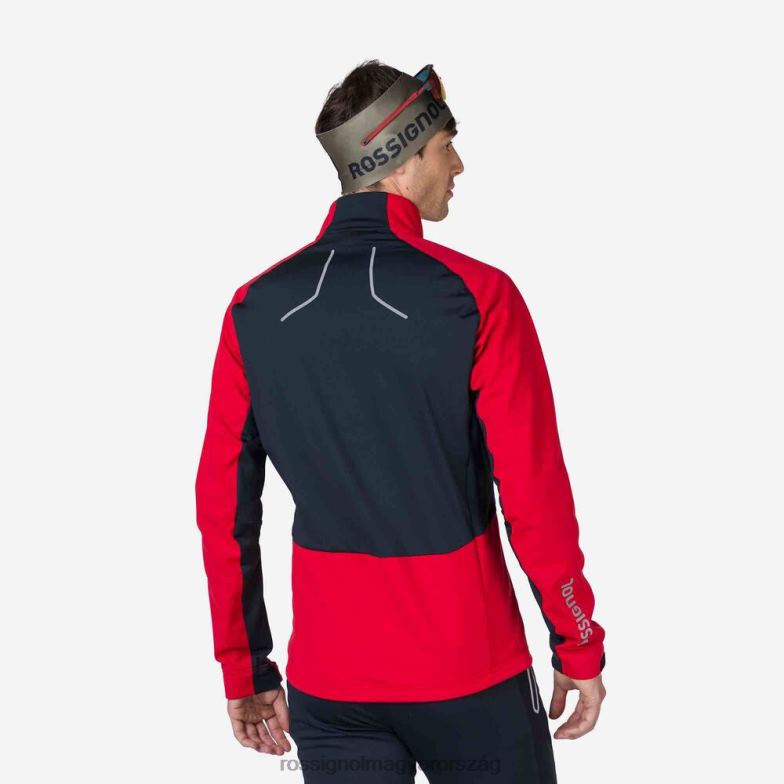 felsők Rossignol soft shell kabát férfiak sportvörös 6ZL0B423