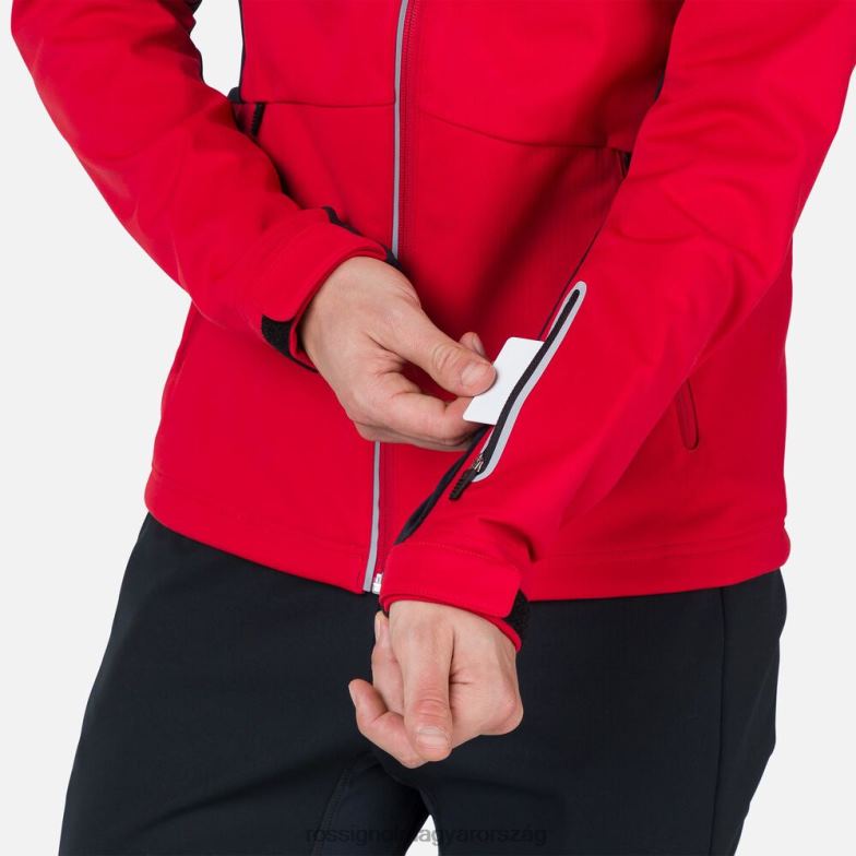 felsők Rossignol soft shell kabát férfiak sportvörös 6ZL0B423