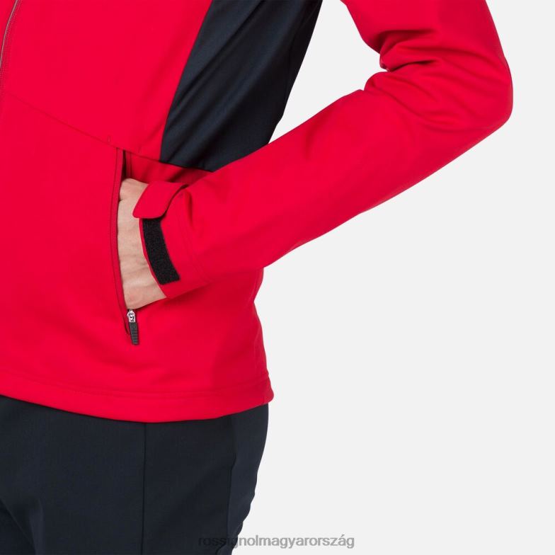 felsők Rossignol soft shell kabát férfiak sportvörös 6ZL0B423