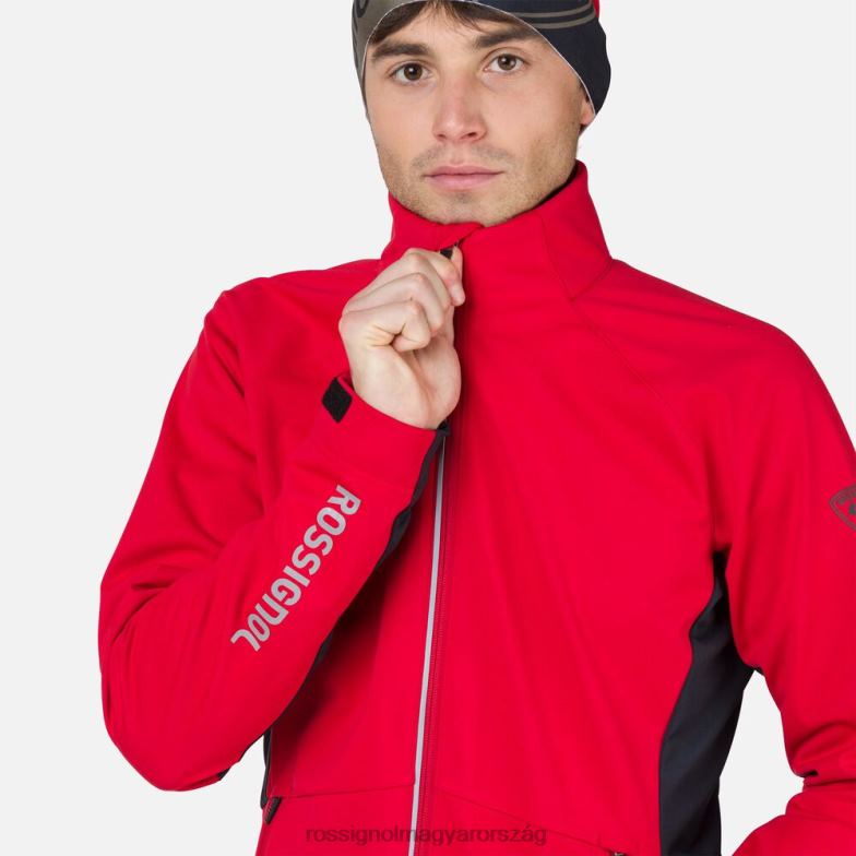 felsők Rossignol soft shell kabát férfiak sportvörös 6ZL0B423