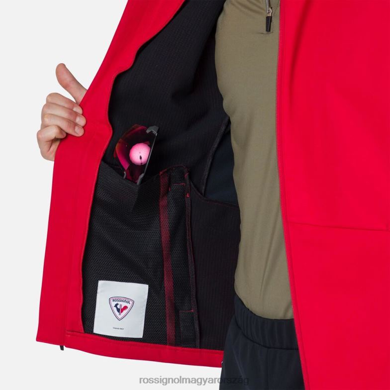felsők Rossignol soft shell kabát férfiak sportvörös 6ZL0B423