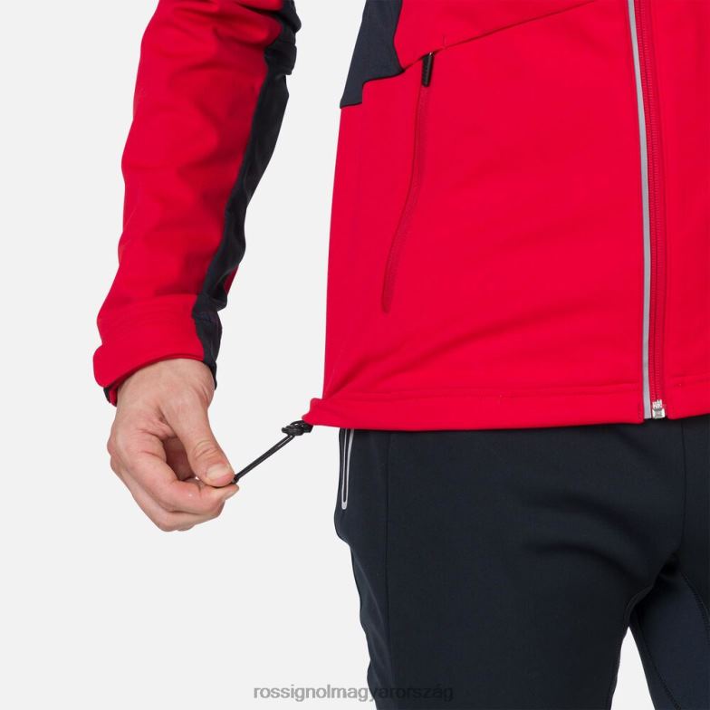felsők Rossignol soft shell kabát férfiak sportvörös 6ZL0B423