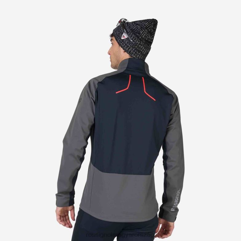 felsők Rossignol soft shell kabát férfiak ónixszürke 6ZL0B516