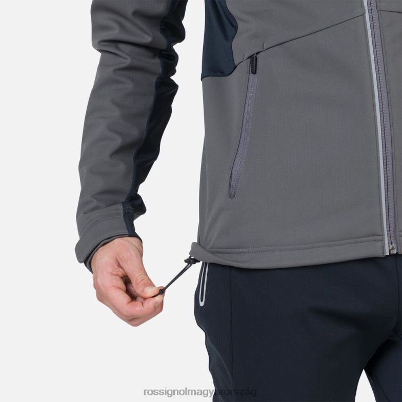 felsők Rossignol soft shell kabát férfiak ónixszürke 6ZL0B516