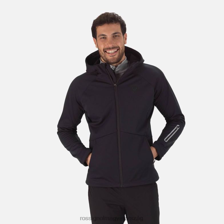 felsők Rossignol softshell kabát férfiak fekete 6ZL0B292