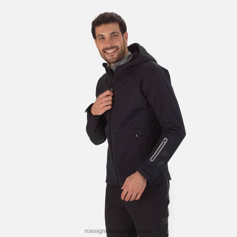 felsők Rossignol softshell kabát férfiak fekete 6ZL0B292