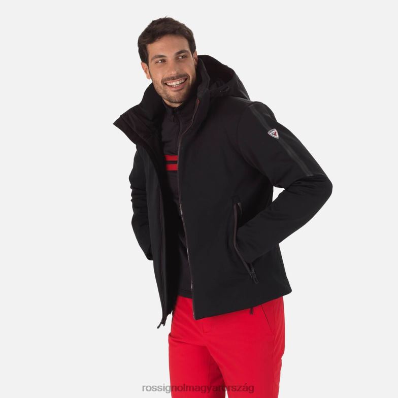 felsők Rossignol softshell síkabát férfiak fekete 6ZL0B636