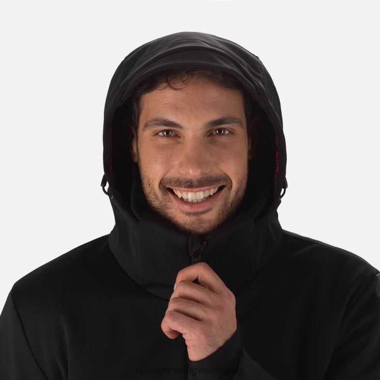 felsők Rossignol softshell síkabát férfiak fekete 6ZL0B636