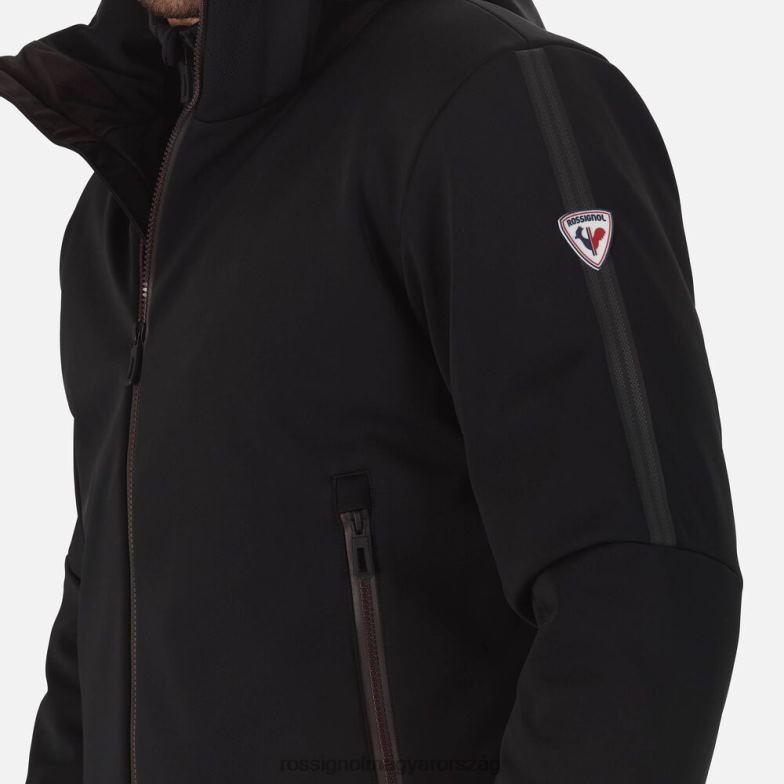 felsők Rossignol softshell síkabát férfiak fekete 6ZL0B636