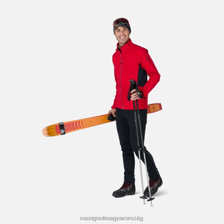 felsők Rossignol soft shell kabát férfiak sportvörös 6ZL0B423