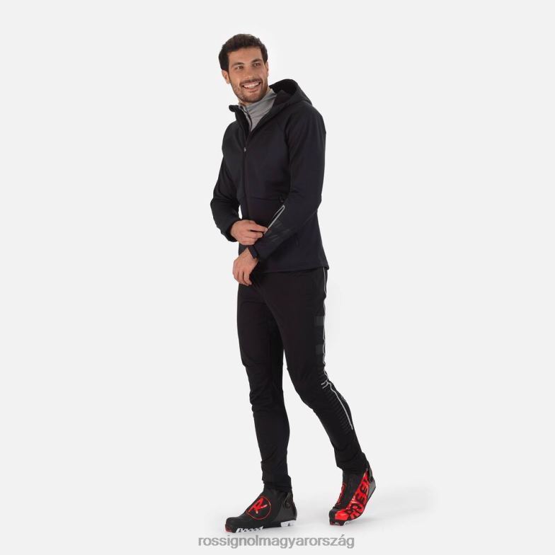 felsők Rossignol softshell kabát férfiak fekete 6ZL0B292